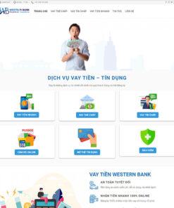 Mẫu website dịch vụ tài chính 01