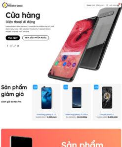 Mẫu website bán điện thoại 04
