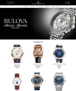 Mẫu website bán đồng hồ 01