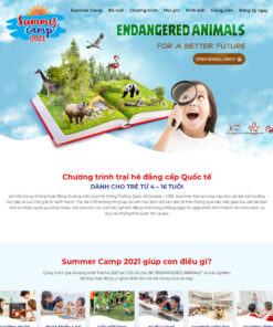 Mẫu website giáo dục 010