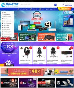 Mẫu website bán máy tính 04