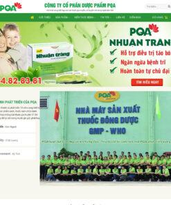 Mẫu website nhà thuốc 02