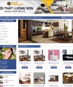 Mẫu website nội thất 021