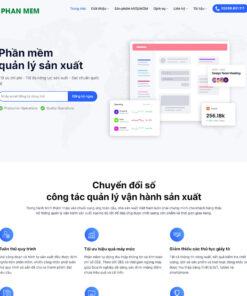 Mẫu website bán phần mềm
