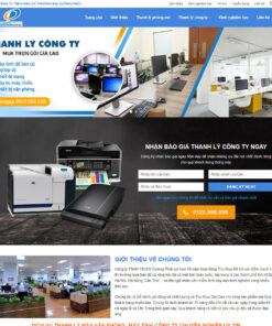 Mẫu website dịch vụ thanh lý 03