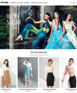 Mẫu website thời trang 06