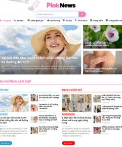 Mẫu website tin tức 014
