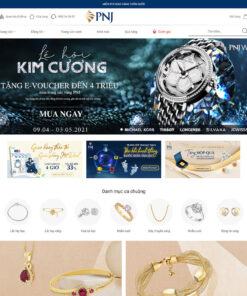 Mẫu website bán trang sức 02