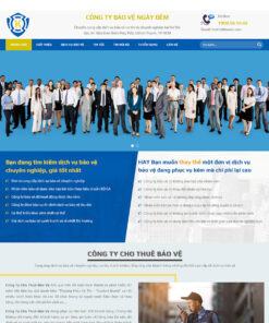 Mẫu website công ty bảo vệ 02