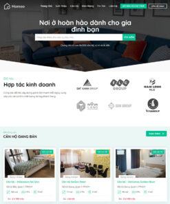 Mẫu website bất động sản 52