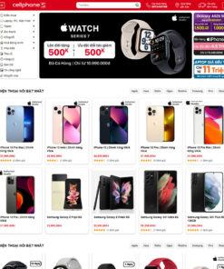 Mẫu website bán điện thoại 05