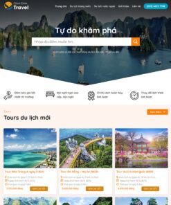 Mẫu website du lịch 12