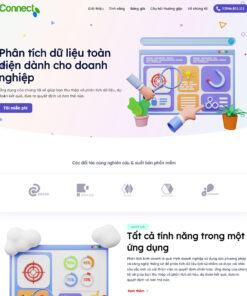 Mẫu website landing page bán phần mềm, ứng dụng