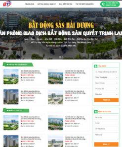 Mẫu website bất động sản 55