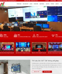 Mẫu website bán màn hình led