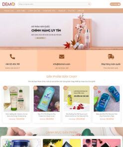 Mẫu website mỹ phẩm 15