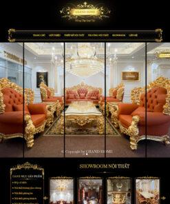 Mẫu website nội thất 23