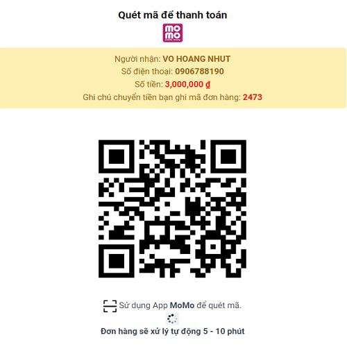 Thanh toán quét mã qr momo tại lamwebsieutoc