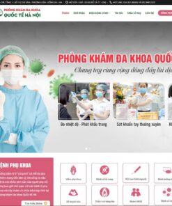mau web phong kham 01